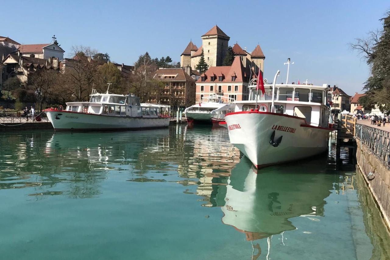 L'Appart' Du 10 - T3 4 Downtown Annecy With Canal View מראה חיצוני תמונה