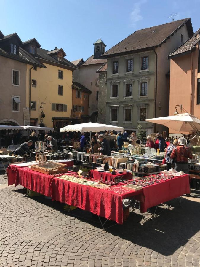 L'Appart' Du 10 - T3 4 Downtown Annecy With Canal View מראה חיצוני תמונה